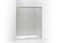 Revel® Sliding Shower Door, 70" H X 56-5/8 - 59-5/8" W, With 5/16" Thick Crystal Clear Glass