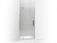 Revel® Pivot Shower Door, 70" H X 31-1/8 - 36" W, With 1/4" Thick Crystal Clear Glass