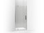 Revel® Pivot Shower Door, 74" H X 35-1/8 - 40" W, With 5/16" Thick Crystal Clear Glass