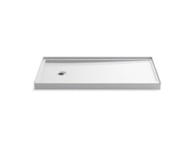 Rely® 60" X 30" Alcove Shower Base, Left Drain