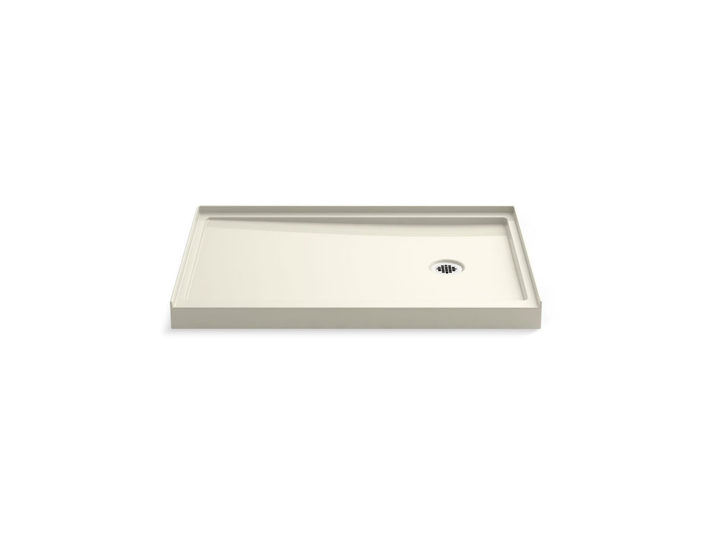 Rely® 48" X 32" Alcove Shower Base, Right Drain