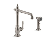 Artifacts® Single-Handle Kitchen Sink Faucet With Side Sprayer