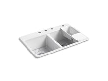 Riverby® 33" Top-Mount Double-Bowl Workstation Kitchen Sink