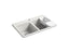 Riverby® 33" Top-Mount Double-Bowl Workstation Kitchen Sink