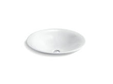 Sartorial™ Paisley Carillon® 17-1/2" Round Drop-In Bathroom Sink, No Overflow