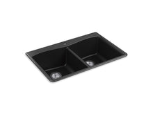 Kennon® 33" Top-/Undermount Double-Bowl Kitchen Sink