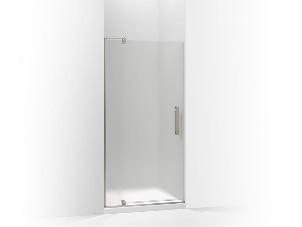 Revel® Pivot Shower Door, 70" H X 31-1/8 - 36" W, With 5/16" Thick Frosted Glass