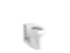 Anglesey™ Floor-Mount Rear Spud Antimicrobial Flushometer Bowl With Integral Seat