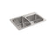 Verse™ 33" Top-/Undermount Double-Bowl Kitchen Sink