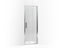 Torsion® Pivot shower door, 77" H x 28-5/16 - 29-15/16" W, with 5/16" thick Crystal Clear glass