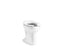 Highcliff™ Ultra Floor-Mount Rear Spud Flushometer Bowl With Bedpan Lugs