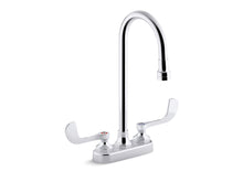 Triton® Bowe® 1.0 Gpm Centerset Bathroom Sink Faucet With Aerated Flow, Gooseneck Spout And Wristblade Handles, Drain Not Included