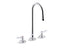 Triton® Bowe® 1.0 Gpm Widespread Bathroom Sink Faucet With Laminar Flow, Gooseneck Spout And Lever Handles, Drain Not Included