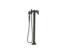Artifacts® Floor-Mount Bath Filler Trim With Handshower