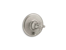 Artifacts® Rite-Temp® Valve Trim With Push-Button Diverter And Cross Handle