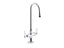 Triton® Bowe® 1.0 Gpm Monoblock Gooseneck Bathroom Sink Faucet With Laminar Flow And Lever Handles, Drain Not Included
