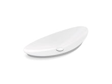 Veil™ 38-1/2" Oval Vessel Bathroom Sink, No Overflow