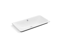 Iron Plains® 30" Rectangular Drop-In/Undermount/Vessel Bathroom Sink With Iron Black Painted Underside