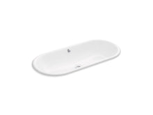 Iron Plains® 33" Oval Drop-In/Undermount Bathroom Sink