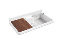 Farmstead® 45" Top-/Wall-Mount Single-Bowl Workstation Farmhouse Kitchen Sink