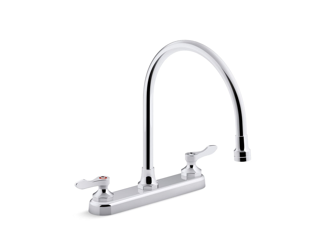Triton® Bowe® 1.5 Gpm Kitchen Sink Faucet With 9-5/16" Gooseneck Spout, Aerated Flow And Lever Handles