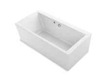 Stargaze® 72" X 36" Freestanding Bath With Bask® Heated Surface And Straight Shroud