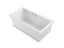 Stargaze® 72" X 36-1/4" Freestanding Bath With Bask® Heated Surface And Fluted Shroud