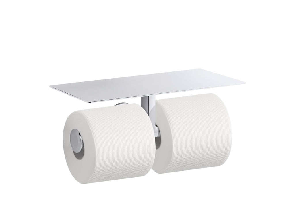 Components® Covered Double Toilet Paper Holder