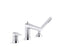 Hint® Deck-Mount Bath Faucet With Handshower