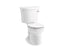 Kingston™ Two-Piece Round-Front Toilet, 1.28 Gpf