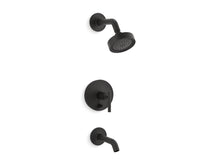 Purist® Rite-Temp® Bath And Shower Trim Kit With Push-Button Diverter And Lever Handle, 2.5 Gpm