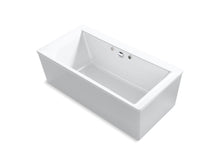 Stargaze® 72" X 36-1/4" Freestanding Heated Bubblemassage™ Air Bath With Bask® Heated Surface And Straight Shroud