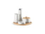 Bente® Five-Piece Countertop Accessory Set, Herringbone